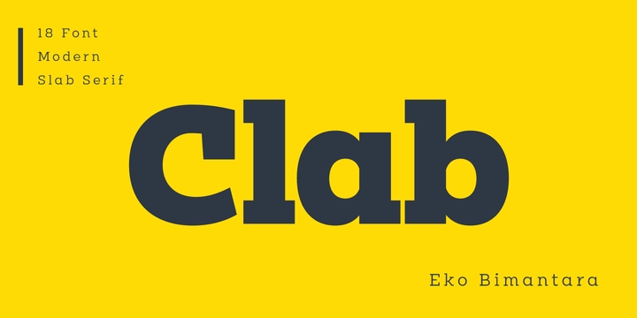 폰트 Clab